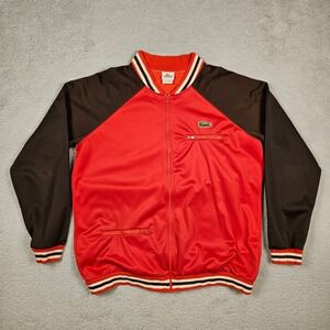 Vintage Lacoste Mens Size 6 XL Large Track Jacket‎ Sport Bomber Retro Colorblock